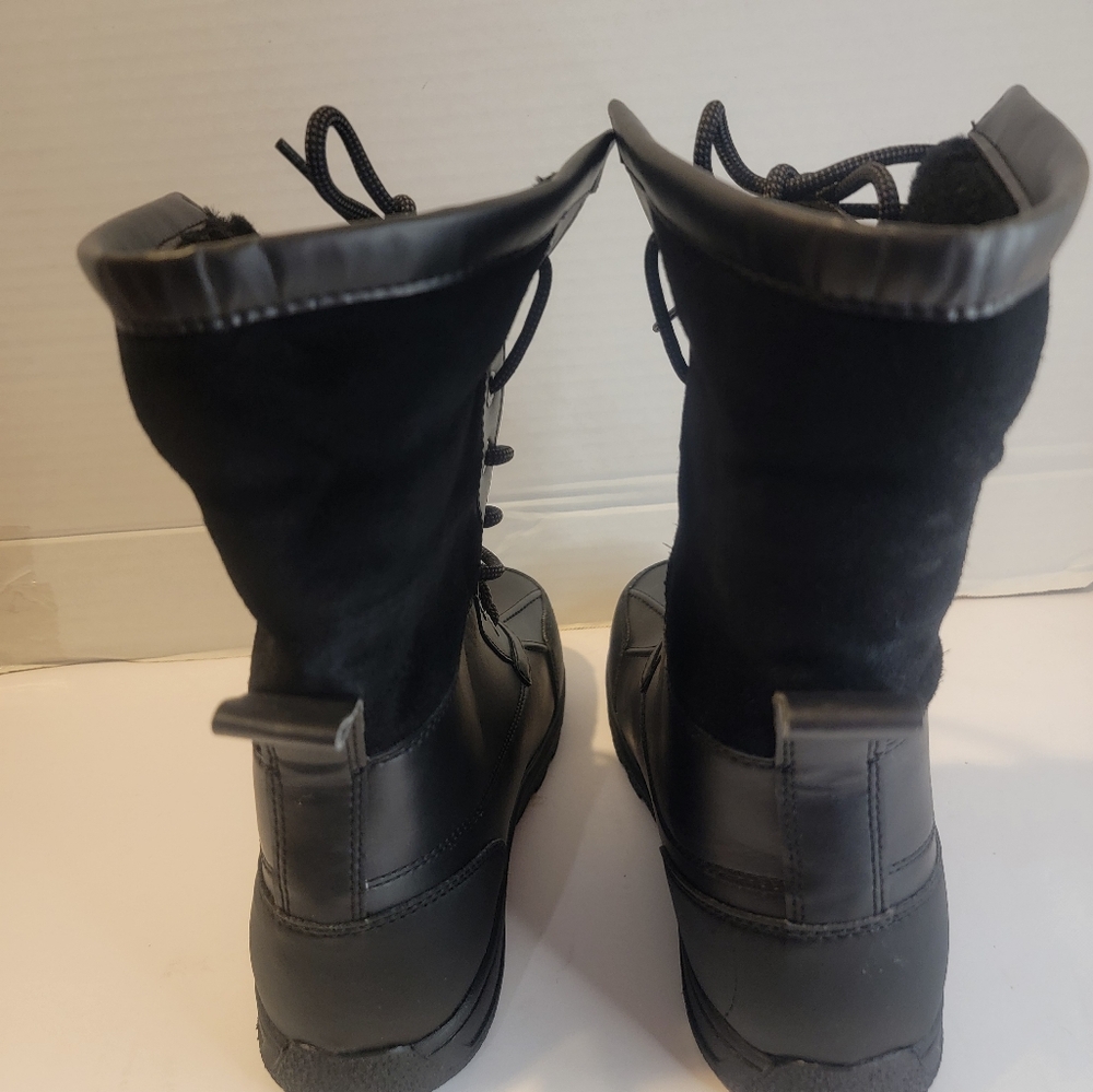 KIDS UGG BUTTE II CWR BLACK SUEDE WATERPROOF DUCK BOOT SZ6 - Picture 8 of 13